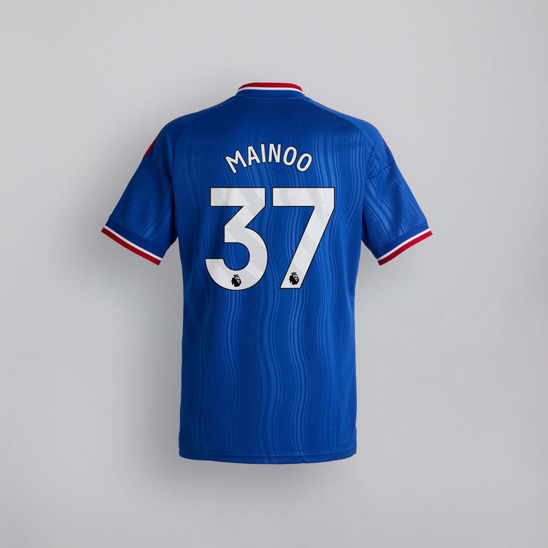 Manchester United Away 26/27 Kids Shirt Kit - #MAINOO 37 (EPL)
