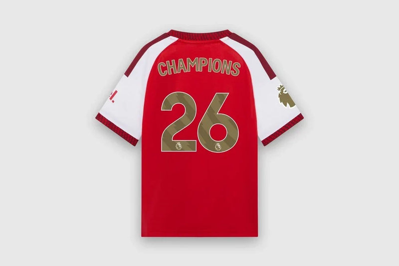 Arsenal Home 26/27 Kids Shirt Kit - Premier League Champions